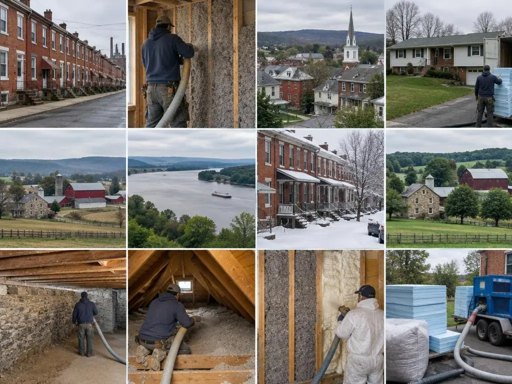 Wall Insulation for Rowhomes & Older Homes in York, PA